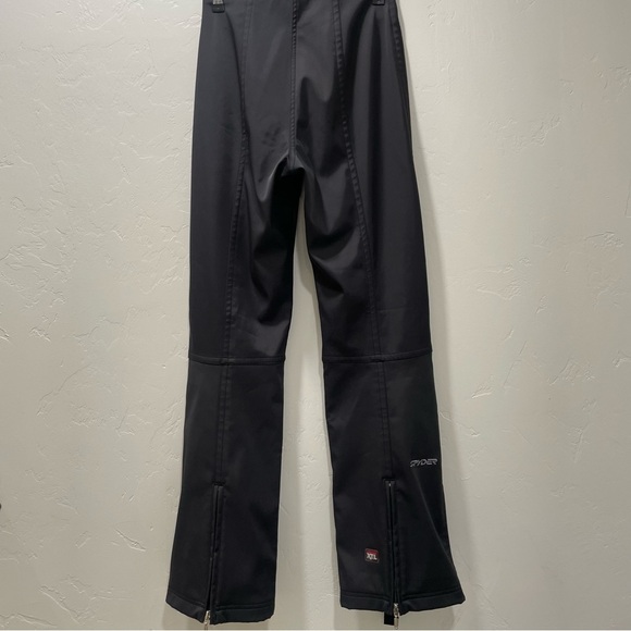 Spyder XTL Women's 8 Black Snow Pant Countess Bonded Stretch Sleek Winter Skiing - Picture 8 of 16